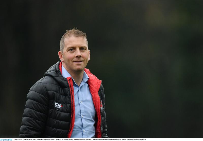 Vinny Perth has silenced some of his doubters, Dundalk FC captain Brian Gartland says