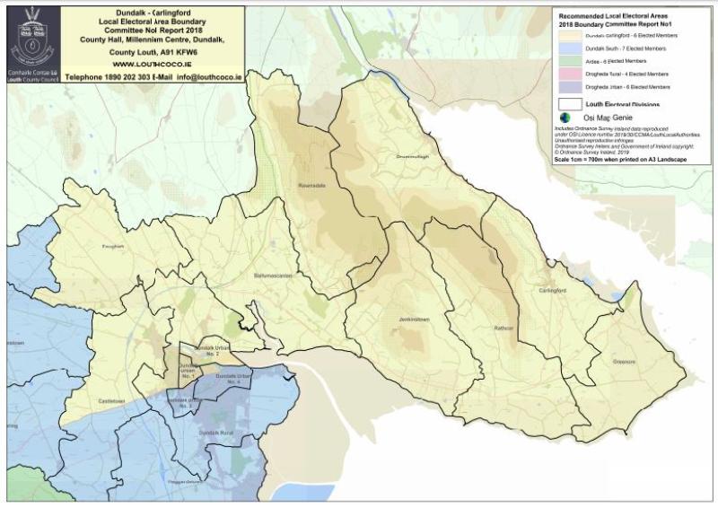 MAPS: Louth electoral areas 2019