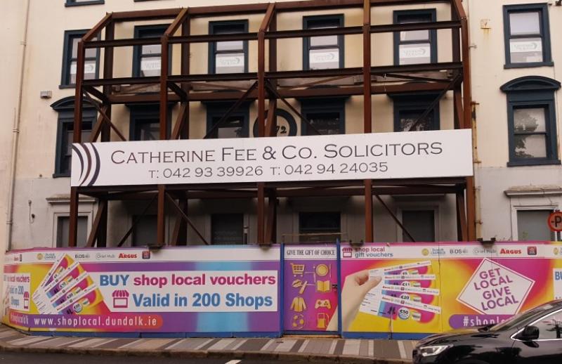 Retained permission sought for temporary signage on protected structure in Dundalk