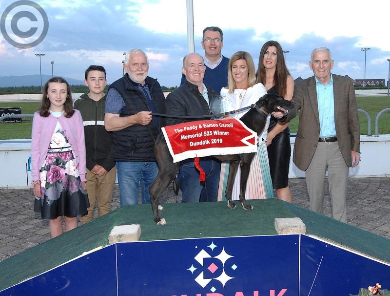 Cricket Club hit rivals for six in Paddy & Eamon Carroll Memorial final at Dundalk Stadium, writes Joe Carroll