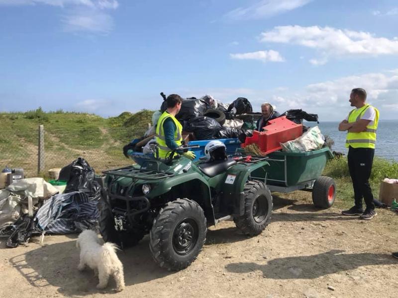 Dundalk cllr reacts to major success of first Cooley Peninsula Marine Litter Project event