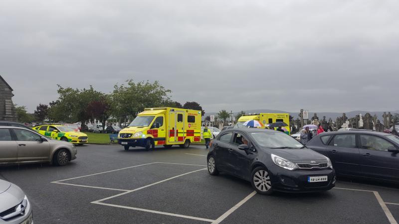 'Chaotic' scenes at Dundalk graveyard after car drives into crowd