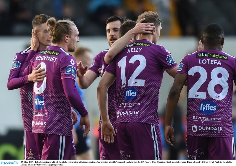 Domestic treble talk 'banned', but Dundalk FC can qualify for EA SPORTS Cup final on Monday night
