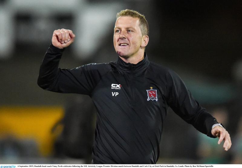 Dundalk FC head coach Vinny Perth addresses contract and player speculation, and praises club's owners