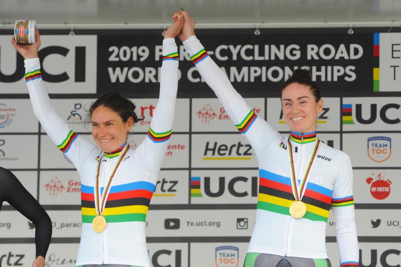 Dundalk's Eve McCrystal wins third world title with Katie-George Dunlevy 