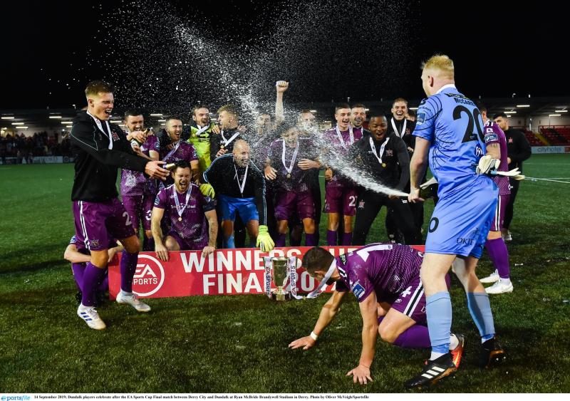 'We'll let history sort itself out,' says Perth after leading Dundalk FC to EA SPORTS Cup glory