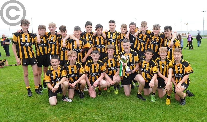 Moninne's first half goal flurry earns them U16 hurling glory against Fechin's