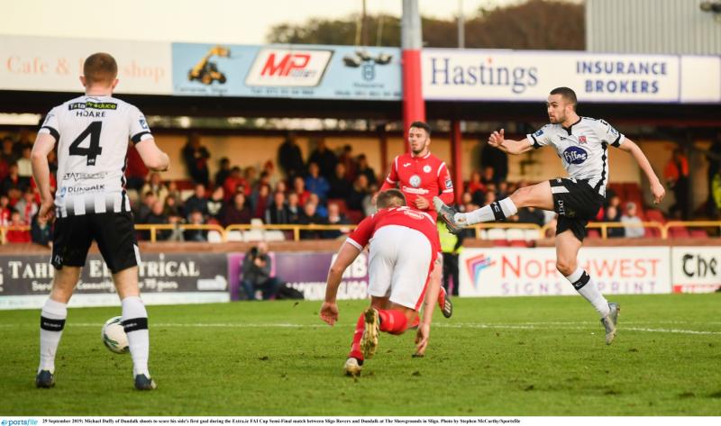 Duffy's stunner sends Dundalk FC into FAI Cup final
