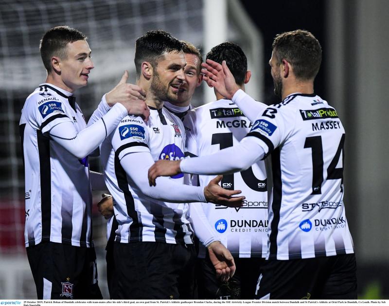 Dundalk thrash Pat's at Oriel before lifting league trophy