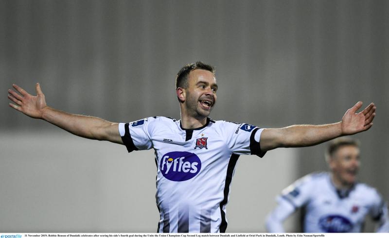 Robbie Benson confirms his departure from Dundalk FC