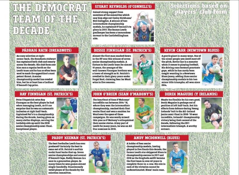 How the Louth GAA team of the decade was picked; who made it and who didn't