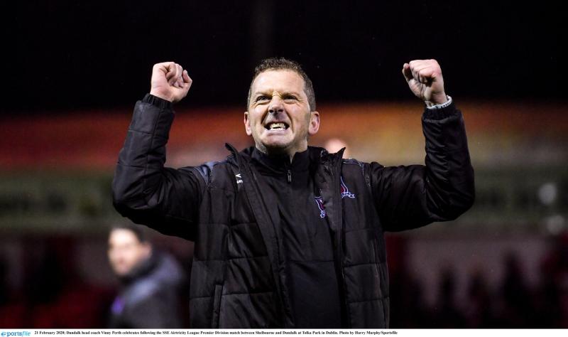 Vinny Perth offers Dundalk FC fitness update and previews Cork clash