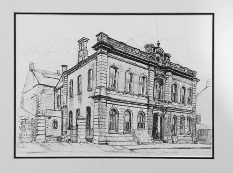 Art exhibition of historic Dundalk buildings in ink pen launches this week