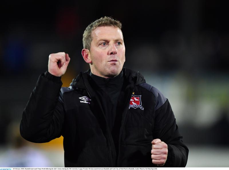 Perth says 'you've got to be happy' with Dundalk FC's perfect start