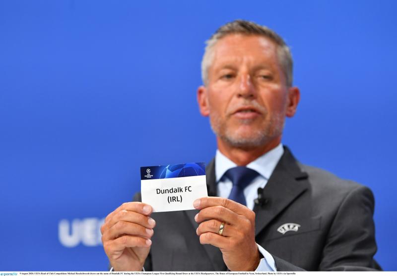Dundalk FC earn tough draw in Champions League qualifiers