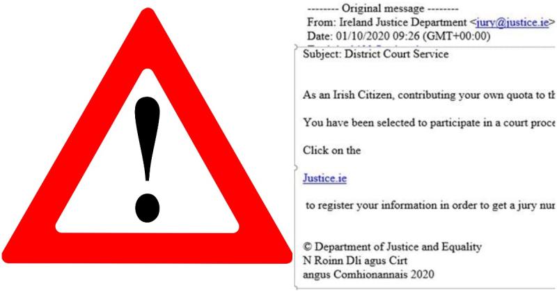 ALERT: Gardaí issue scam warning over latest phishing email doing the rounds 