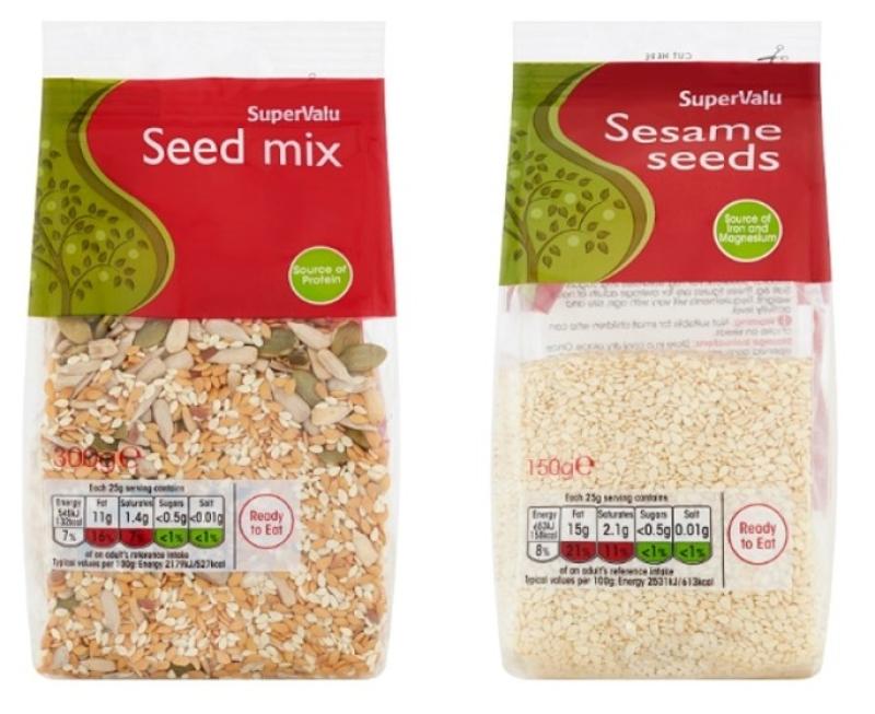 SuperValu Seed Mix and Seasame Seeds recalled due to presence of unauthorised pesticide