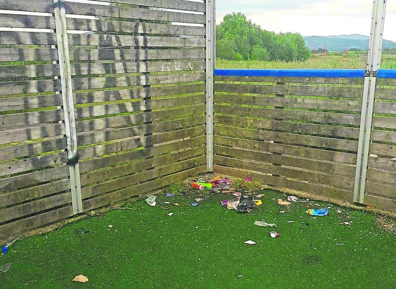 Astroturf in Oldbridge estate in Toberona need maintenance work