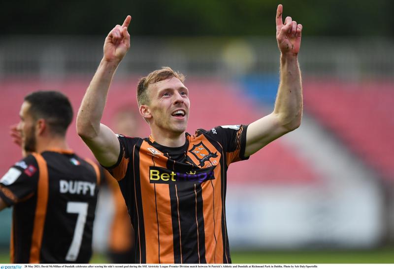 David McMillan scores versus St Pats