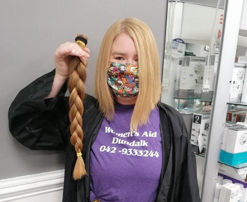 Dundalk woman gets the chop in aid of the Princess Trust and Women's Aid