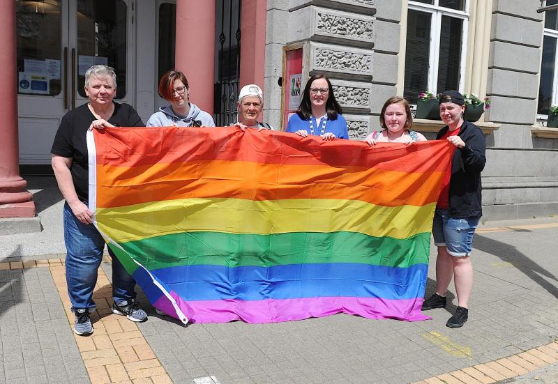 Pride flag raised over Dundalk town hall for first time since 2014