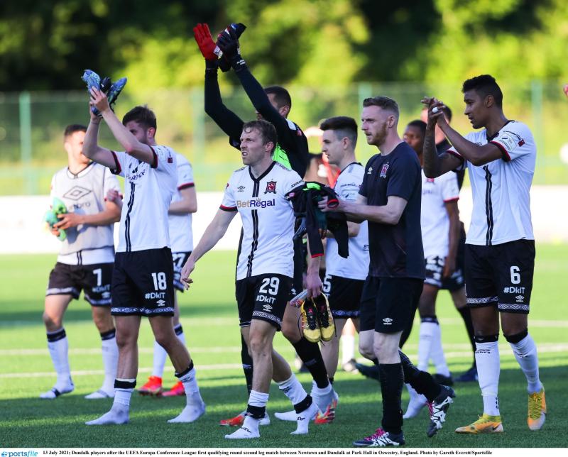 Michael Duffy strike seals 5-0 aggregate win as Dundalk advance in Europe 