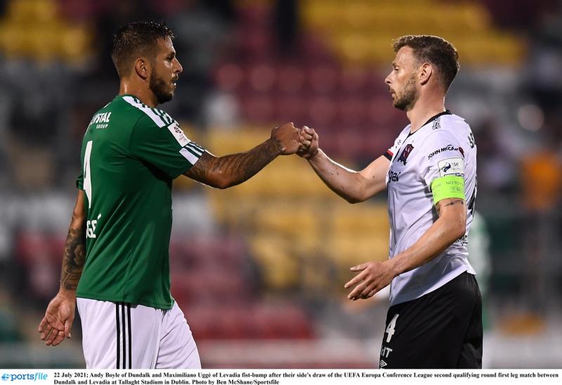 All to play for in Estonia as Dundalk and Levadia draw 2-2 in thrilling first leg 