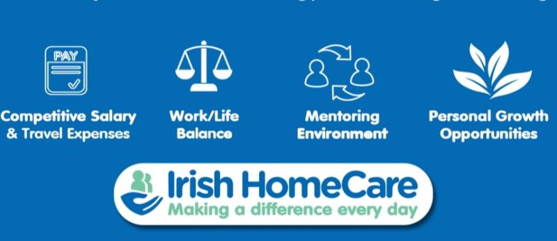 JOBS: Irish Homecare is now hiring an Area Service Manager for the Louth/Meath area