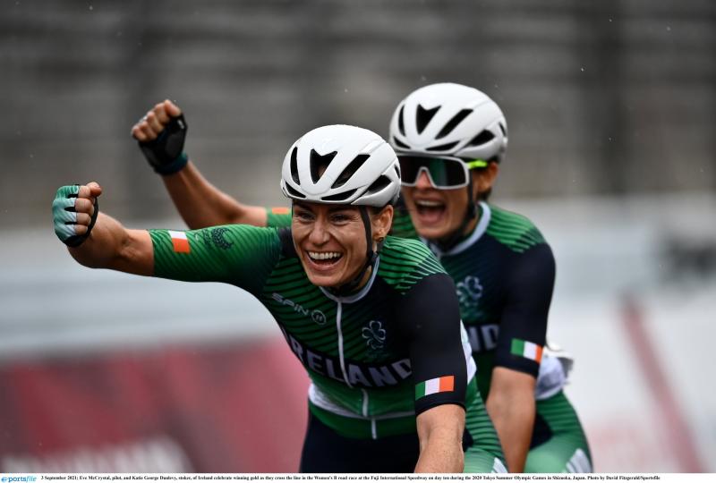 Second gold medal for Dundalk's McCrystal and racing partner Dunlevy in Tokyo 2020 Paralympics