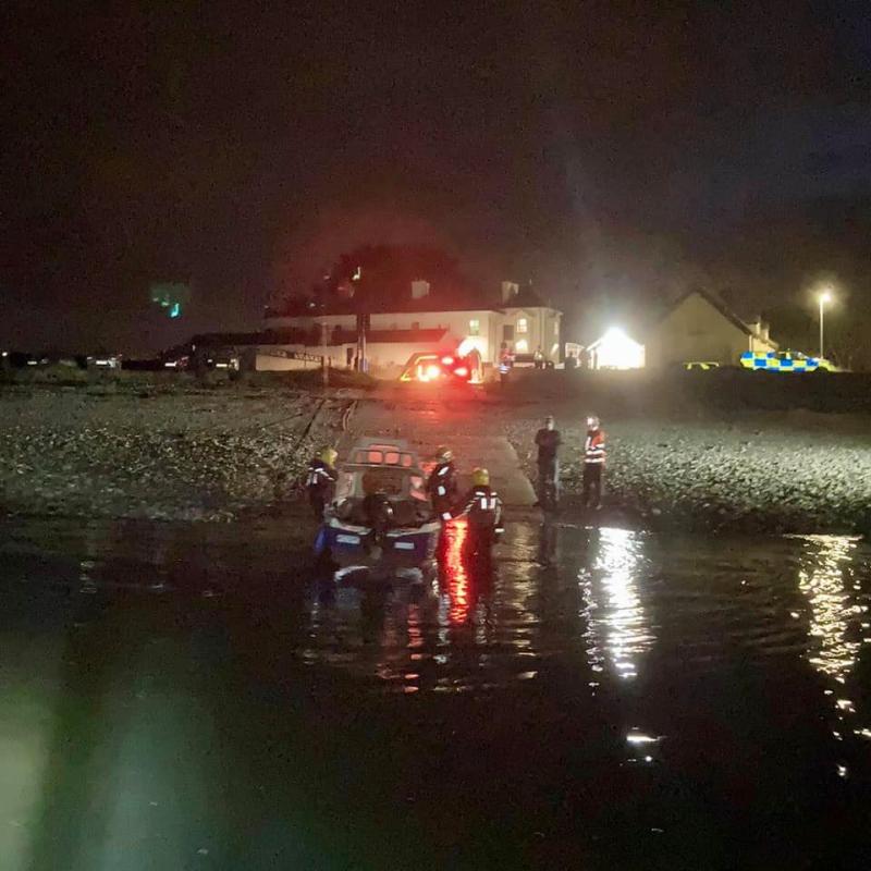 Greenore Coast Guard rescued the four people and a boat late last night