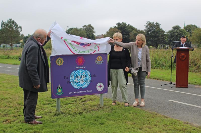 Castletown River walkway renamed in honour of local man who was killed in Lebanon