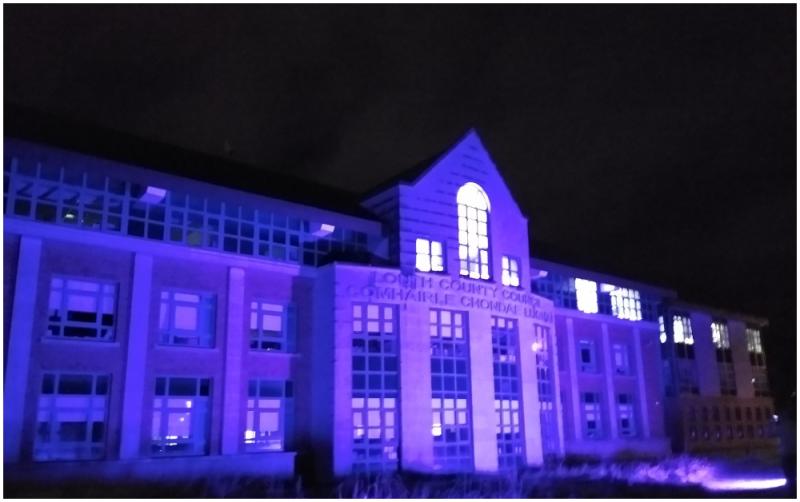 Louth County Council lights up buildings for International Recovery Day