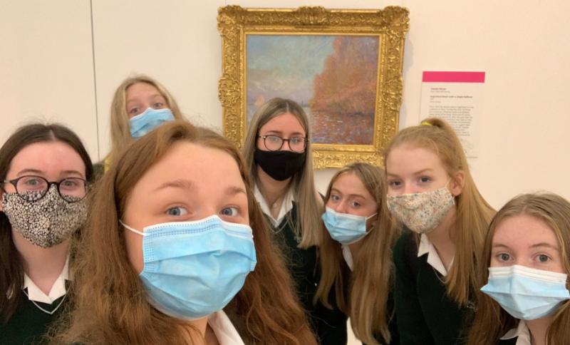 Dundalk students the first in the country to be welcomed back to the National Gallery