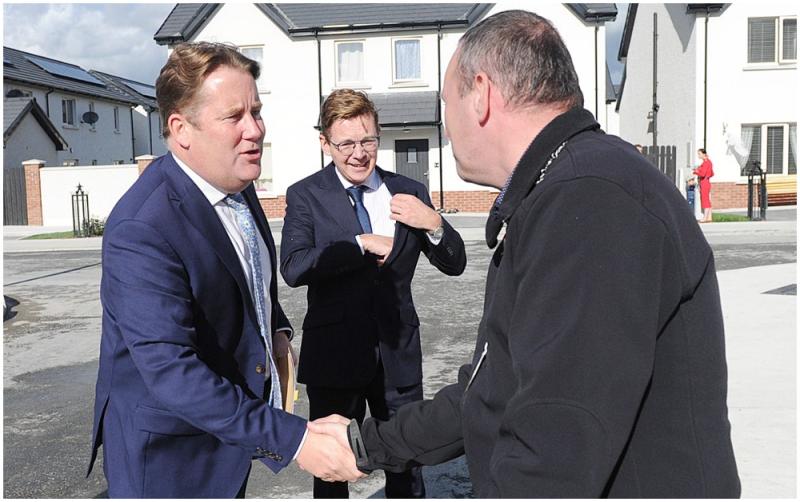 Housing Minister visits Dundalk to launch new 65 house estate on Ramparts