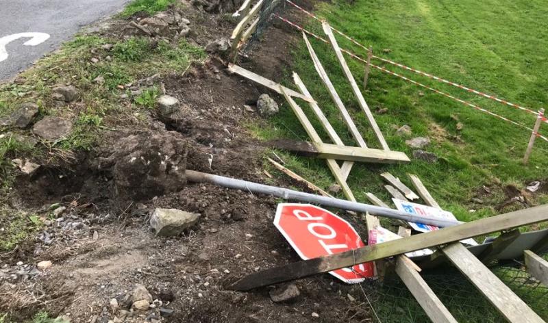 Call for Louth  Council to place weight restriction on  dangerous stretch of road