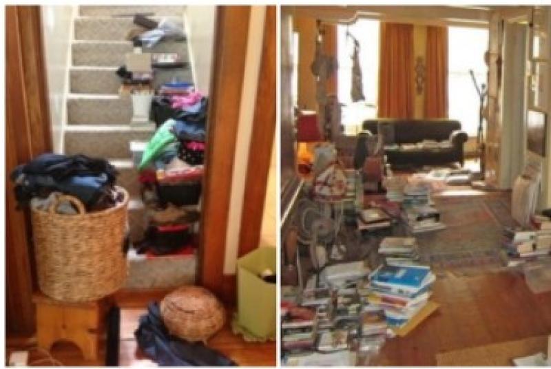WARNING: Keep house tidy to help firefighters in event of fire 