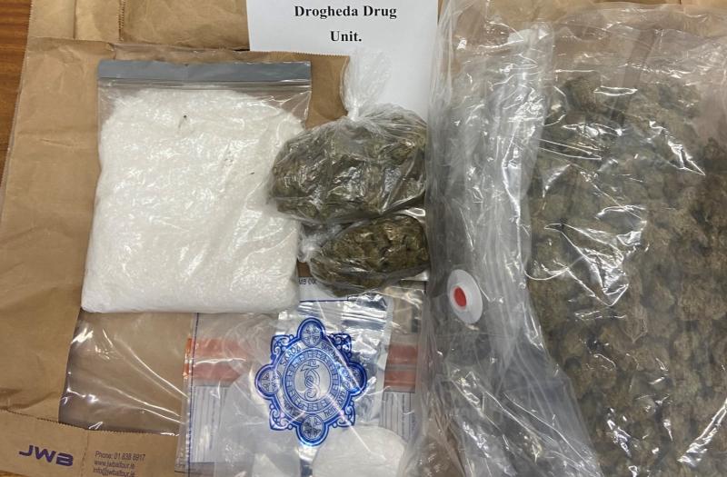 €77,000 worth of cannabis, cocaine and ketamine were seized in Dunleer