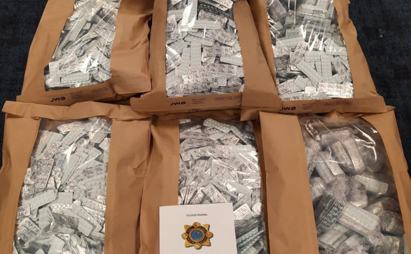 Gardaí seize almost a quarter of million euro worth of suspected diazepam in Louth