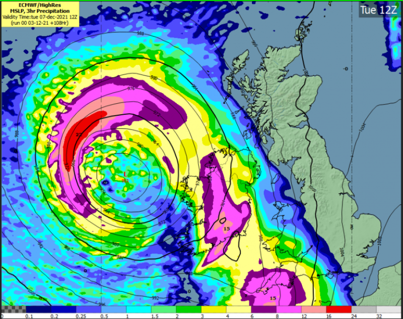 Storm Barra - Met Éireann says Dundalk under threat of flooding