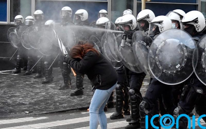 Belgium stages 'peaceful protest' in wake of new Covid-19 restrictions