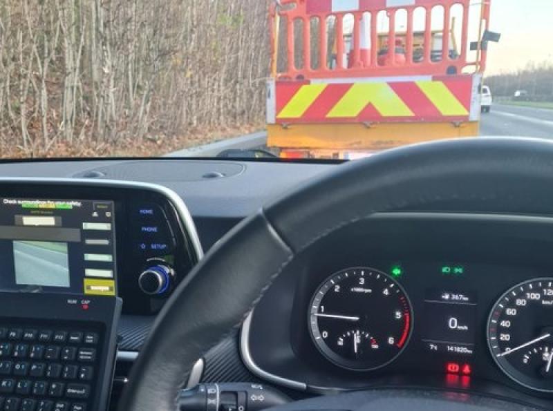 Dundalk Gardaí stop HGV driver using phone and without seatbelt on M1 