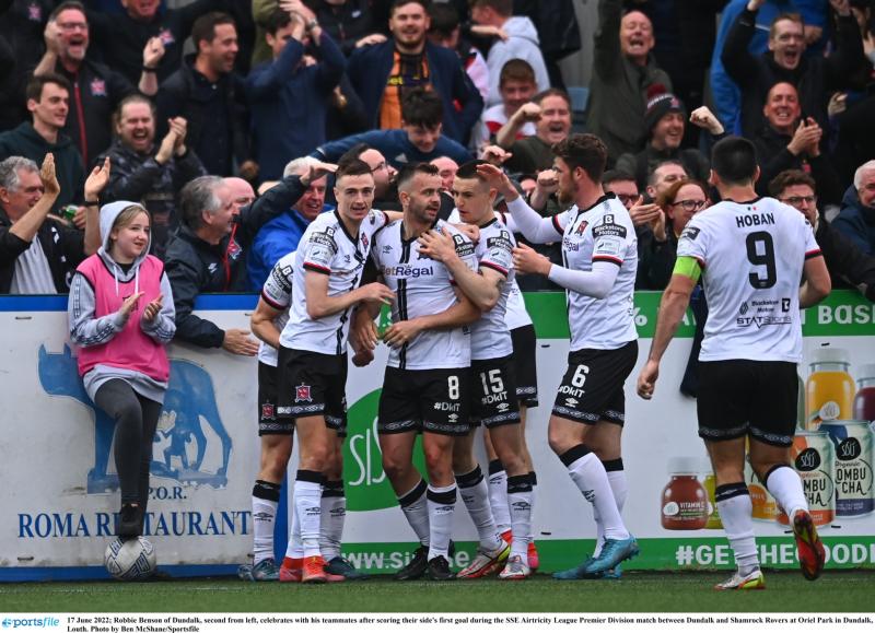 Euphoria at Oriel as Robbie Benson goal sees Dundalk defeat Shamrock Rovers