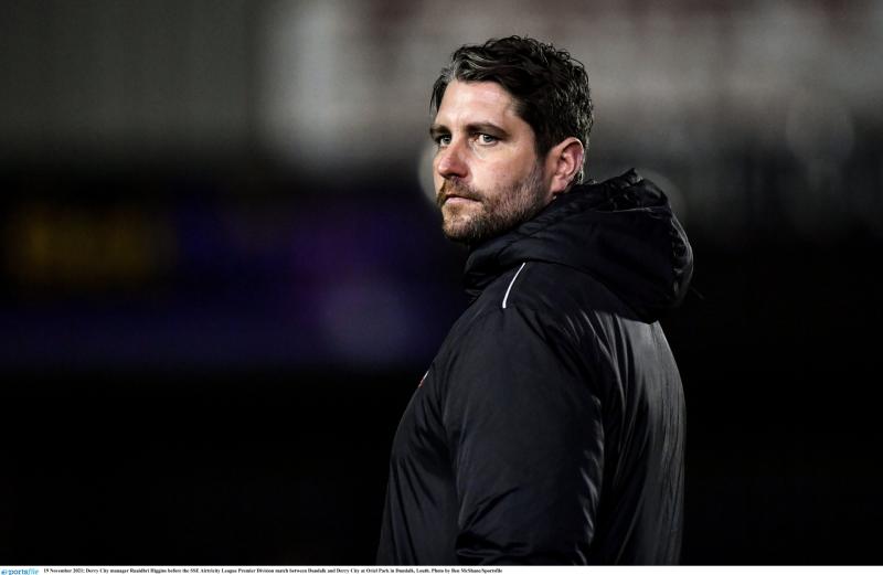 Derry City manager Ruaidhri Higgins
