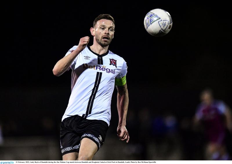 Boyle happy with the progress of new teammates as new look Dundalk side takes shape