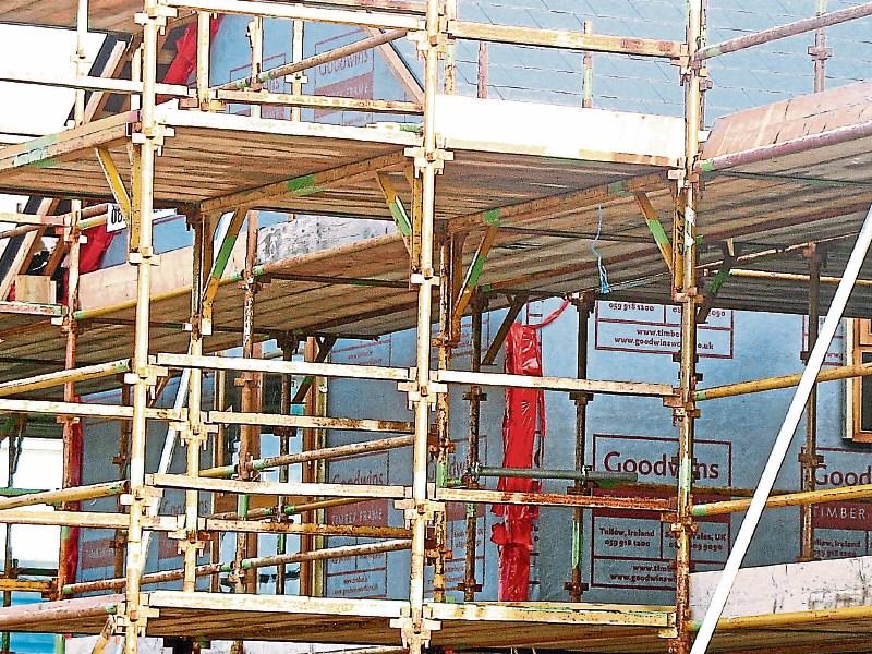 Construction began on just eight apartments in Louth this year