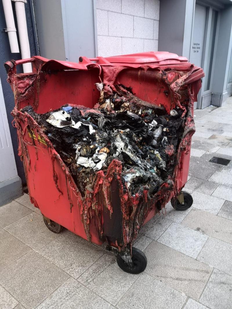 Dundalk Gardai investigate bin fires 