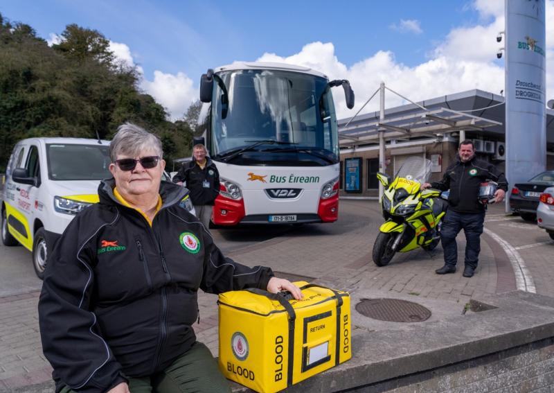 Bus Éireann sponsor new jackets for Cú Chulainn Blood Bikes