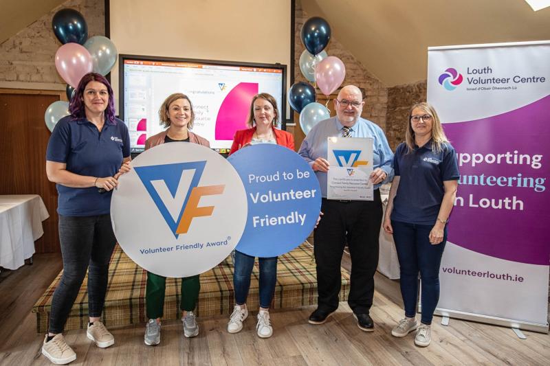 Louth Volunteer Centre  present awards to three Louth organisations
