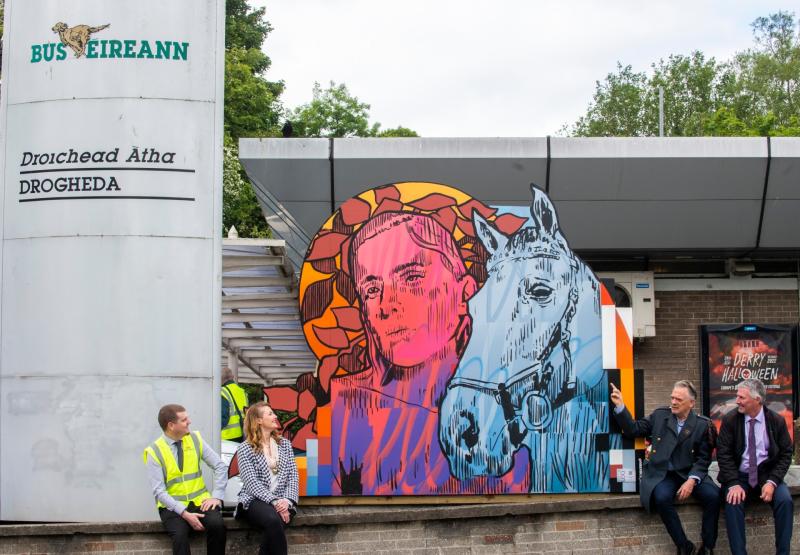 New installation by OMIN unveiled by Bus Éireann and An Táin Arts Centre at Drogheda bus station