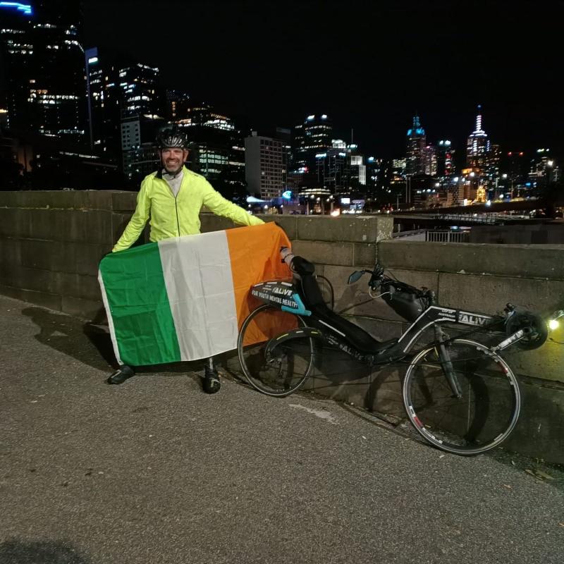 Louth man smashes Australian cycling record